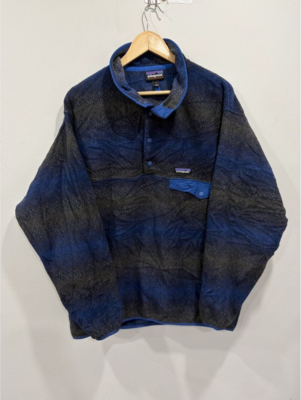 Vintage Patagonia Fleece Synchilla pattern